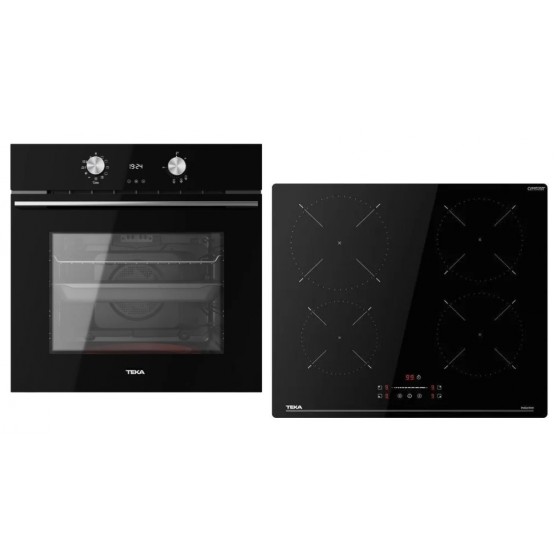 TEKA HLB 8418 P BK & IBC 64110 SSM BK Σετ Εντοιχιζόμενος Φούρνος & Εστία 70lt TEKA HLB 8418 P BK & IBC 64110 SSM BK Σετ Εντοιχιζόμενος Φούρνος & Εστία 70lt